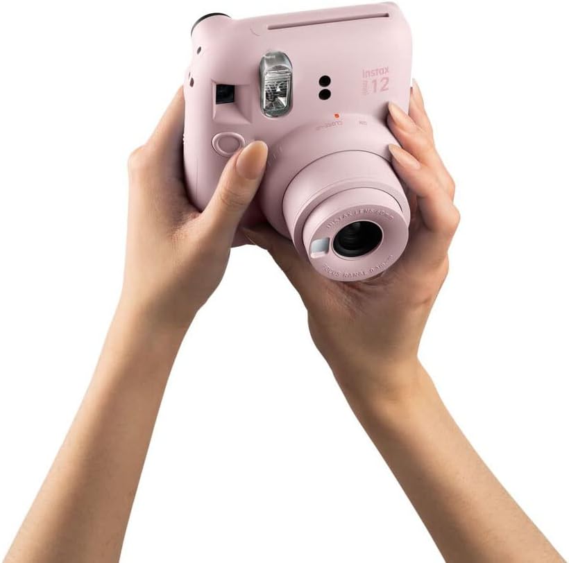 Fujifilm Instax Mini 12 Instant Camera with 40 Shot Film Pack - Blossom Pink