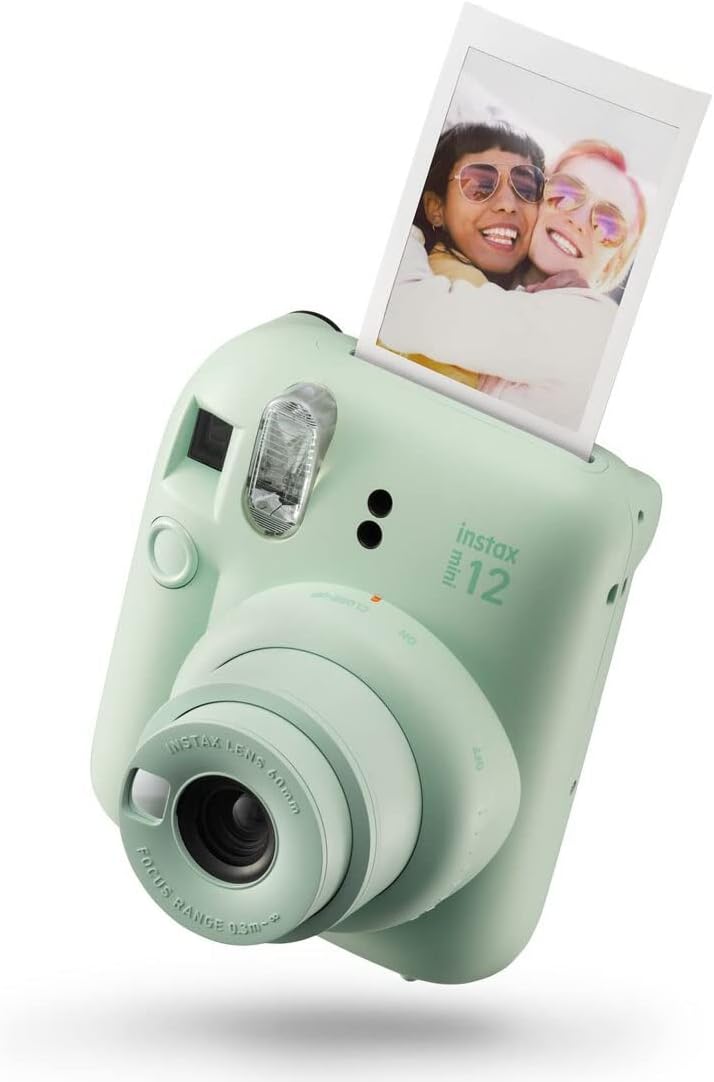 Fujifilm Instax Mini 12 Instant Camera with 20 Shot Film Pack - Mint Green