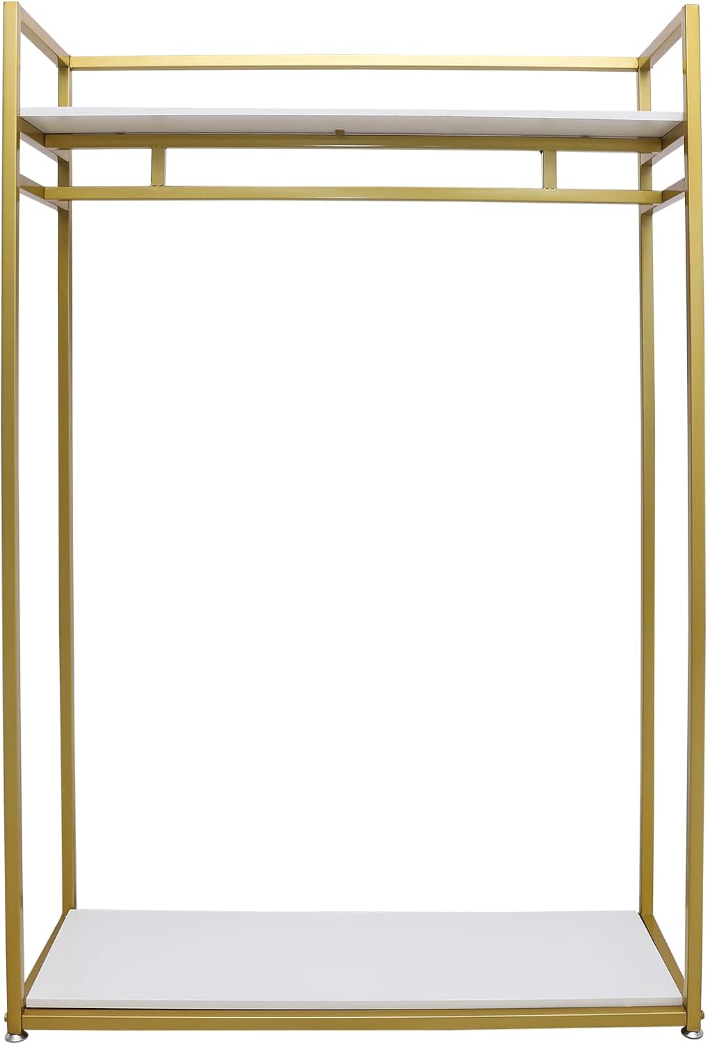YIYIBYUS Gold Clothes Rack Metal,Clothes Rack Metal Freestanding Garment Rack Clothes Display Storage Stand