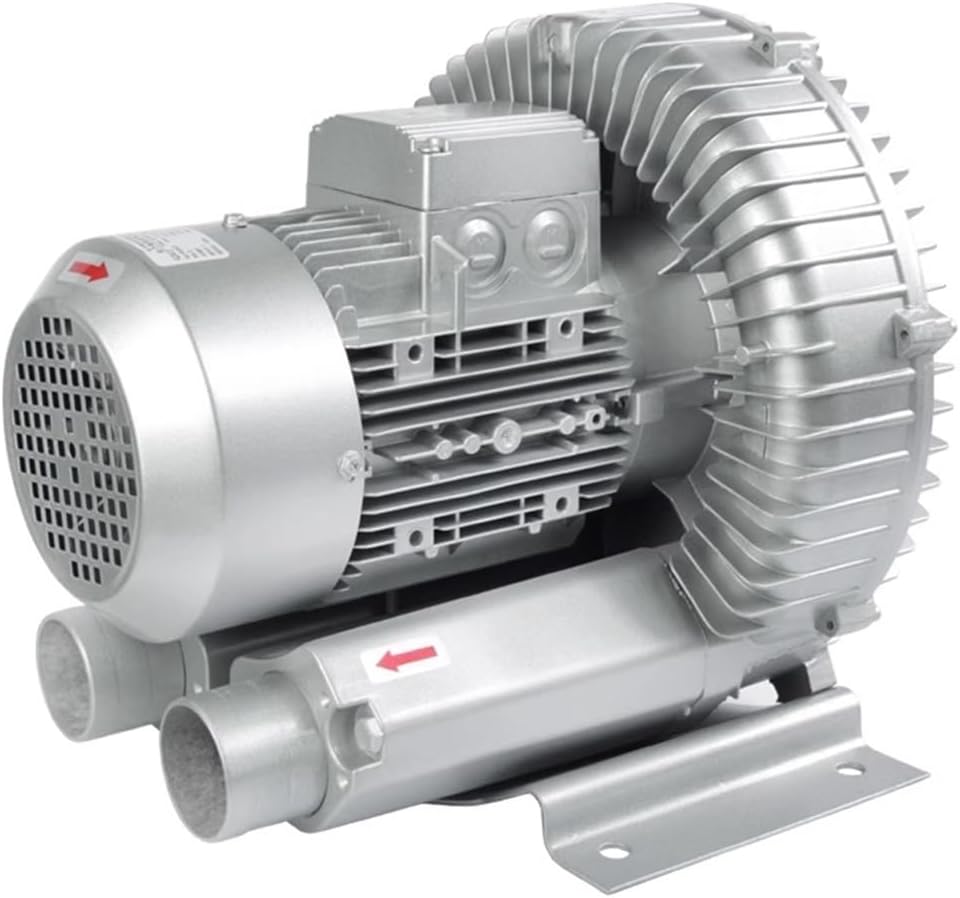 0.16HP~1.49HP Regenerative Blower, High-Pressure Vortex Ring Blower, for Air Blowing Or Suction, 110V 50Hz(370W/0.5HP)