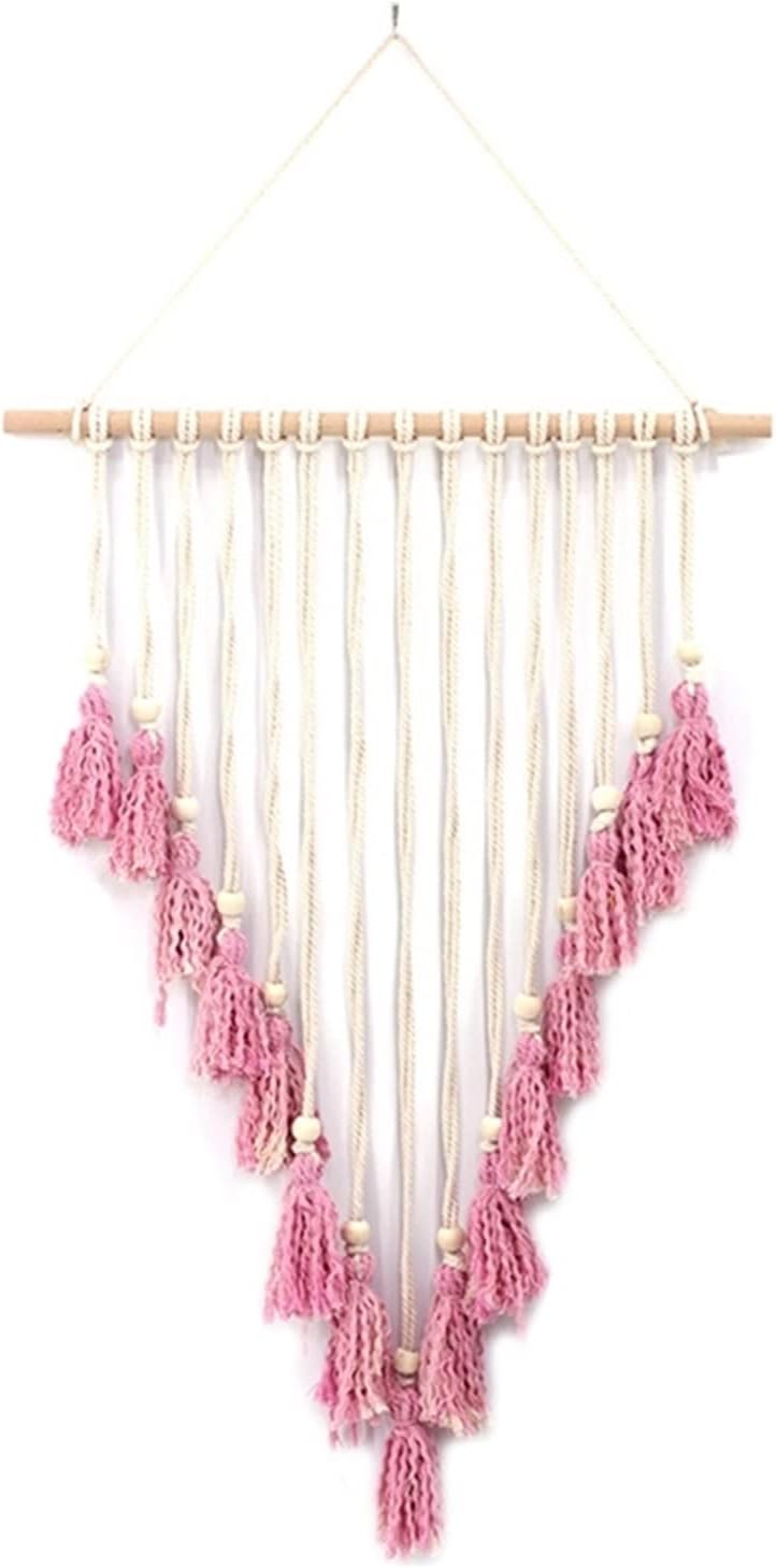 Tapestry Hand Woven Tapestry Macrame Wall Hanging Tapestry Bohemian Wedding Tapestry (Color : OneColor) (OneColor)