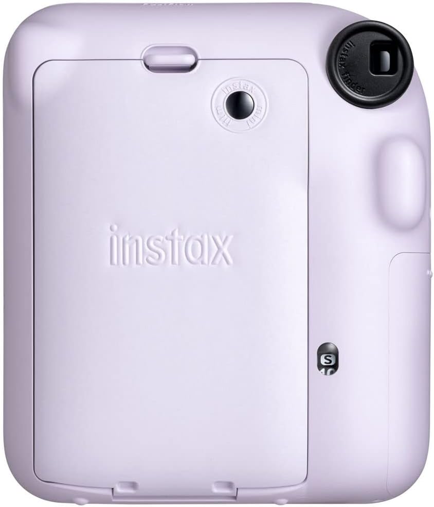 Fujifilm INSTAX MINI 12 Instant Film Camera (Lilac Purple) Bundle, Includes: INSTAX Mini Film (20 Exposures), INSTAX Mini 12 Case and More (5 Items)