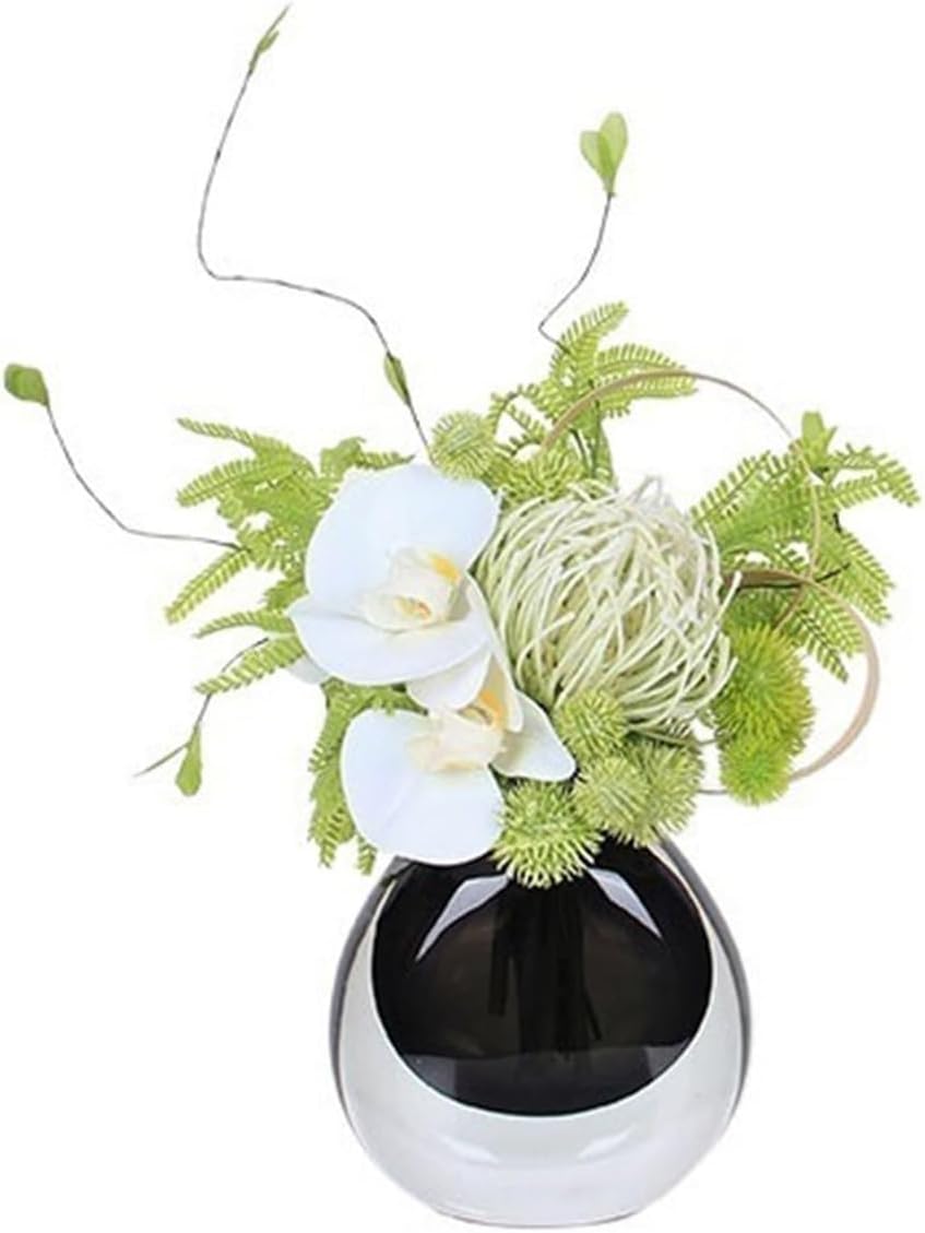 Faux Plants Table Centerpiece Decorations Simulation Dried Flowers Set Home Coffee Table Arrangement Soft Furnishing Fake Flowers Spring Summer Decoration(C)