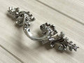 Cabinet Pull 2.5' Drawer Pull Dresser Pulls Handles Chrome Silver Shabby Chic / Kitchen Cabinet Handle Knobs Pull Retro Hardware Shabby Chic