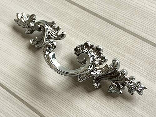 Cabinet Pull 2.5' Drawer Pull Dresser Pulls Handles Chrome Silver Shabby Chic / Kitchen Cabinet Handle Knobs Pull Retro Hardware Shabby Chic