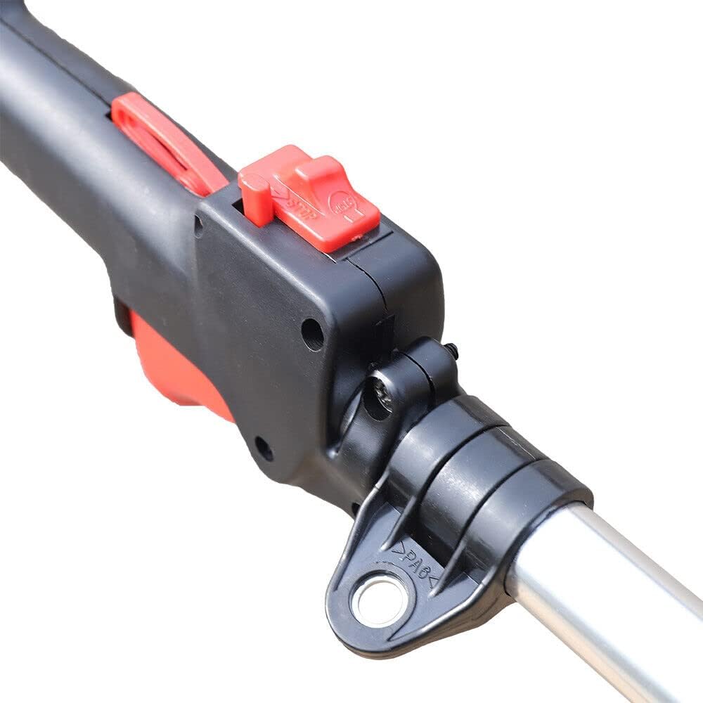 42.7CC Handheld Tiller Cultivator 2 Stroke Gas Powered Engine Tilling Machine Air-Cooled Mini Tiller Cultivator for Garden Cylinder Gas Gasoline Engine Grass Cutter for Yard 1.25KW/6500r/min