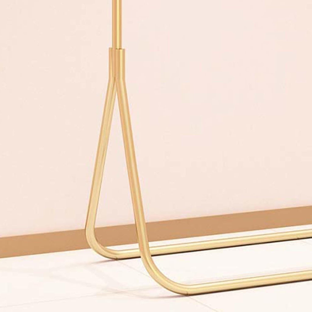 Garment Rack Standing Closet Rack Gold Free Standing Closet Rack Retail Clothing Display Stand Industrial Pipe Garment Rack for for Hanging Clothes Cloths Rack for Bedroo (Gold 120cm)
