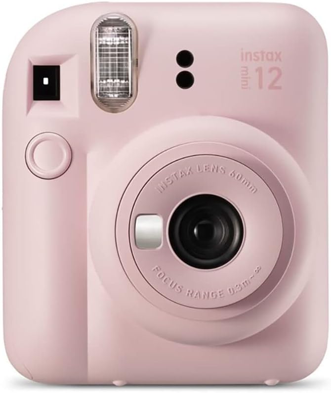 Fujifilm Instax Mini 12 Instant Camera with 40 Shot Film Pack - Blossom Pink