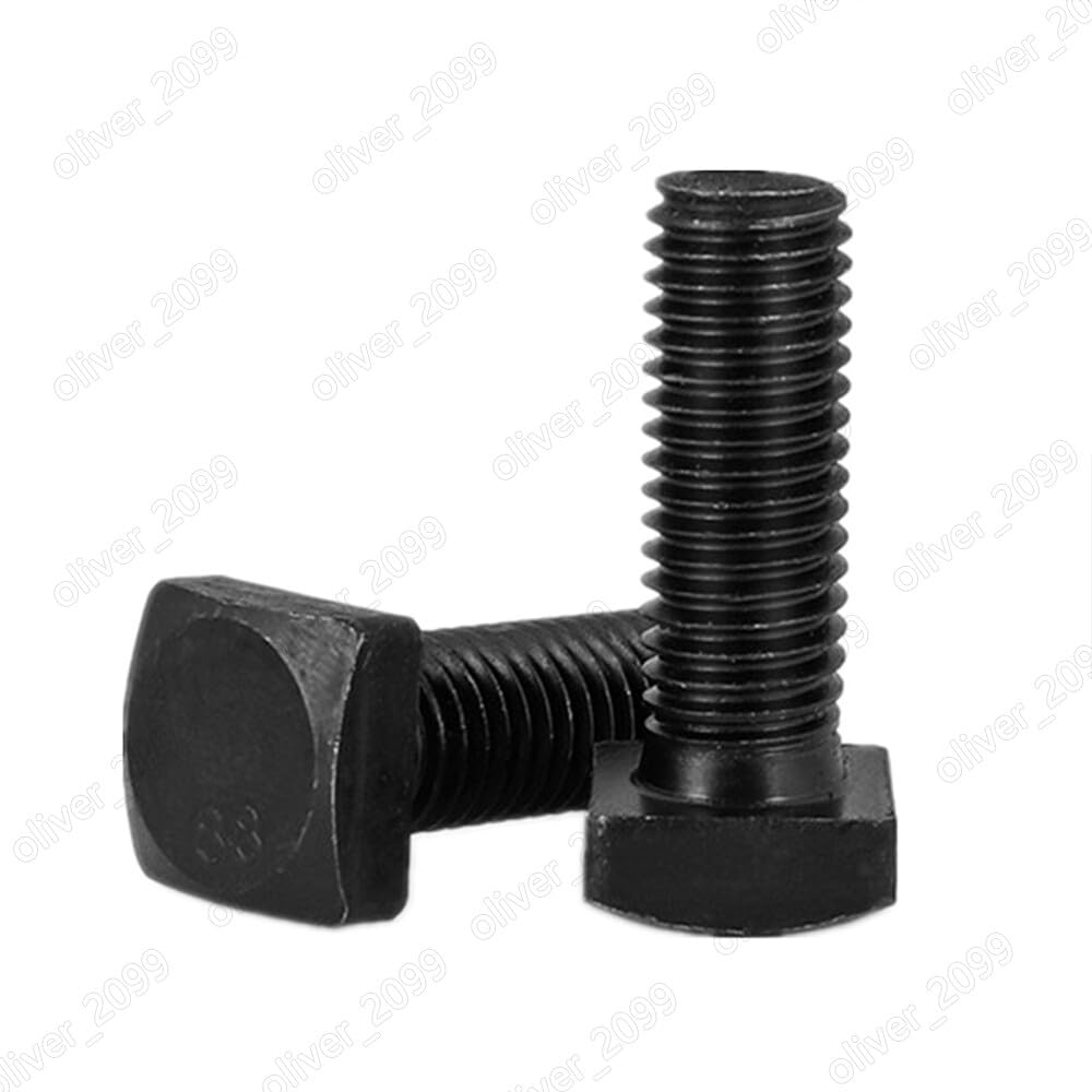 Black 8.8 Steel Square Head Bolts with Small Head M8/M10/M12/M16/M18/M20/M22-M42 (M30-3.5 x 210mm, 1pcs)