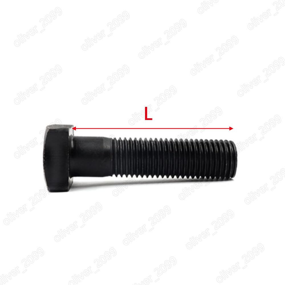 Black 8.8 Steel Square Head Bolts with Small Head M8/M10/M12/M16/M18/M20/M22-M42 (M36-4.0 x 140mm, 1pcs)