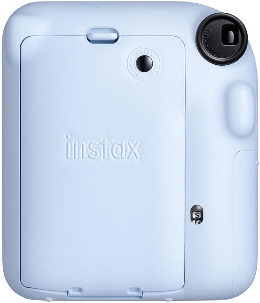 FUJIFILM INSTAX Mini 12 Holiday Bundle 2025 | Pastel Blue with Extra Instax Mini Film + 4pk AA Batteries & Cleaning Cloth (10 Items)