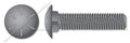 (1100 pcs) 1/4'-20 X 2, Carriage Bolts, Round Head, Square Neck, Full Thread, Grade 8 Steel