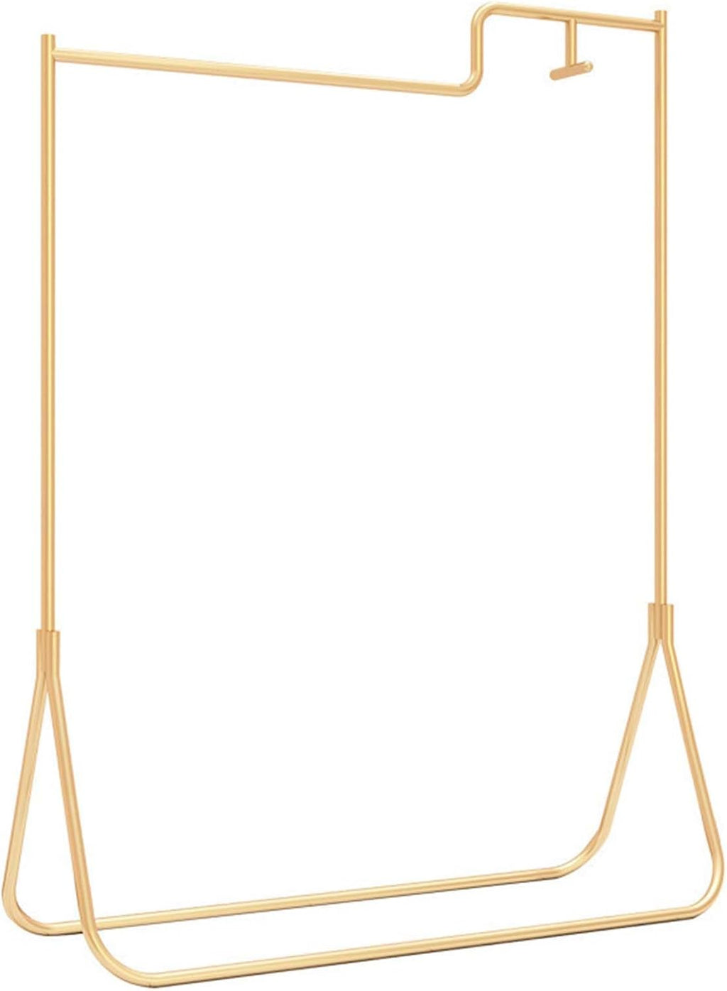 Garment Rack Standing Closet Rack Gold Free Standing Closet Rack Retail Clothing Display Stand Industrial Pipe Garment Rack for for Hanging Clothes Cloths Rack for Bedroo (Gold 120cm)