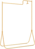 Garment Rack Standing Closet Rack Gold Free Standing Closet Rack Retail Clothing Display Stand Industrial Pipe Garment Rack for for Hanging Clothes Cloths Rack for Bedroo (Gold 120cm)