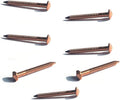 1,000 Copper Decorative Nails, 1-1/4 Inch, 11 Gauge, Threaded Shank, American Made [10 packs of 100 nails] for Boats and Woodworking