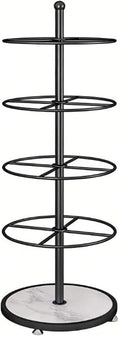 Clothing Rack Hanging socks display rack, underwear shelf, product hooks, scarves, accessories store, stall, rotating floor Bedroom(Black)