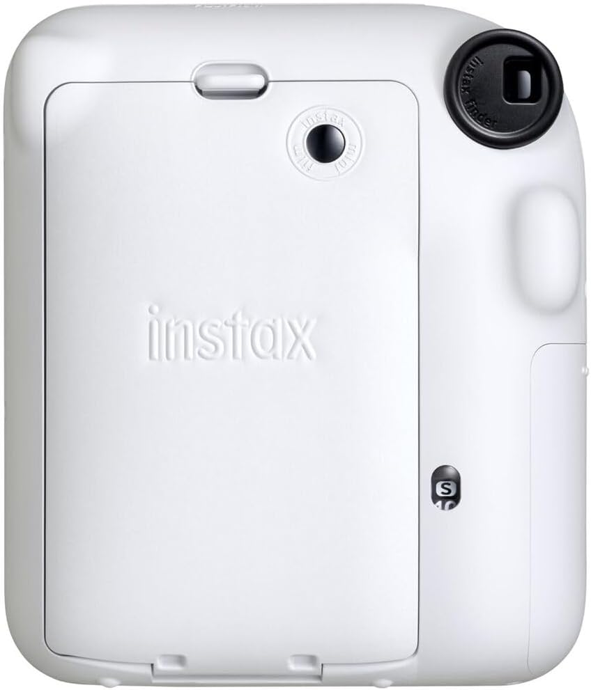 Fujifilm INSTAX MINI 12 Instant Film Camera Bundle, Includes: INSTAX Mini Film (20 Exposures), INSTAX Mini 12 Case and More (5 Items) (Clay White)