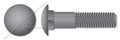 (100 pcs) M10-1.5 X 110mm, DIN 603 / ISO 8677, Metric, Carriage Bolts, Round Head, Square Neck, Class 4.6 Steel