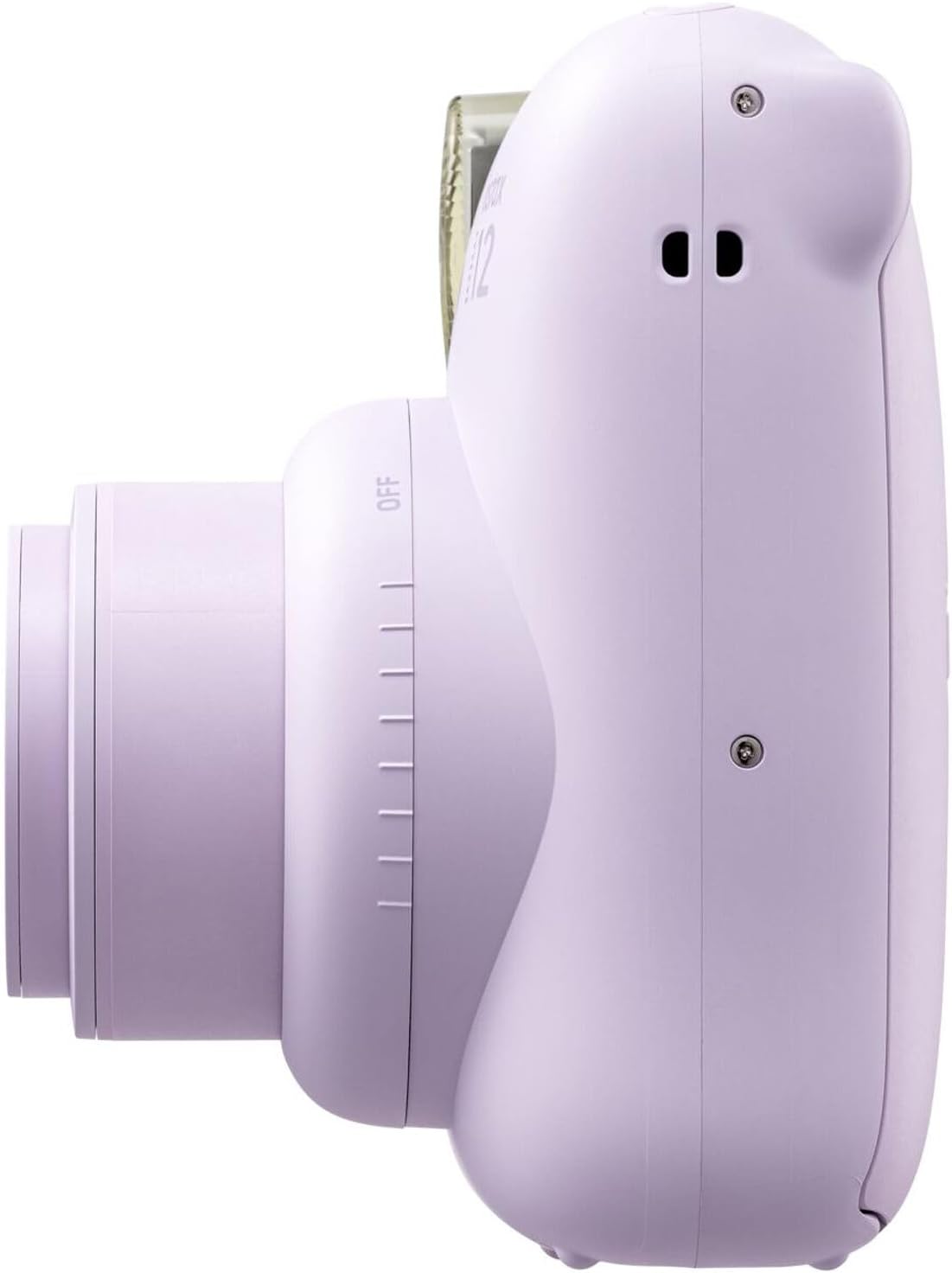 Fujifilm Instax Mini 12 Instant Camera Lilac Purple Bundle with Fuji Instax Mini Film Value Pack (80 Sheets) + Protective Carrying Case + Photo Album + Microfiber Cleaning Cloth