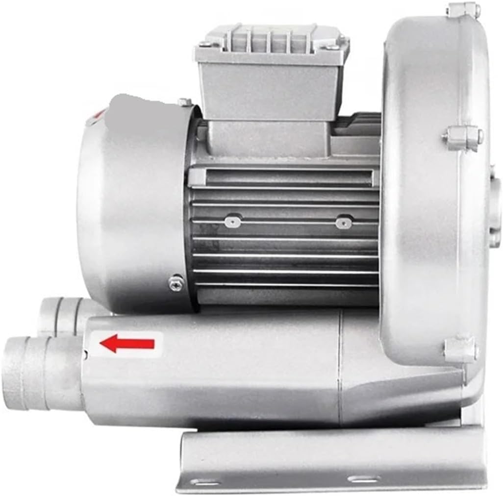 Regenerative Blower, Industrial High Pressure Vortex Blower Dual Impeller Aeration Pump Centrifugal Air Blower For Fish Pond And Workshop Use,Vortex Ring Blower