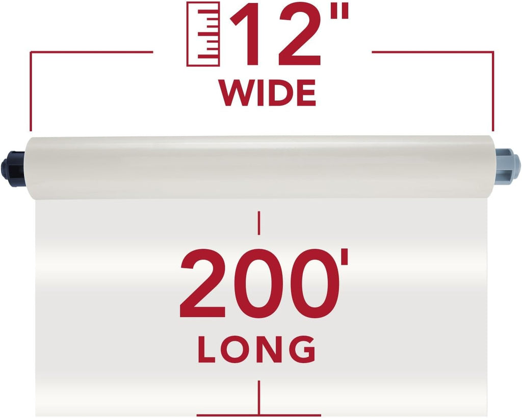 GBC Thermal Laminating Film, Rolls, Ultima 35 EZload, Glossy, NAP II, 12' x 200', 2 Pack (3125913EZ)
