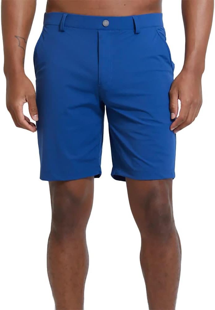Hanover Men's Pull-On Golf Shorts in Olympic Blue