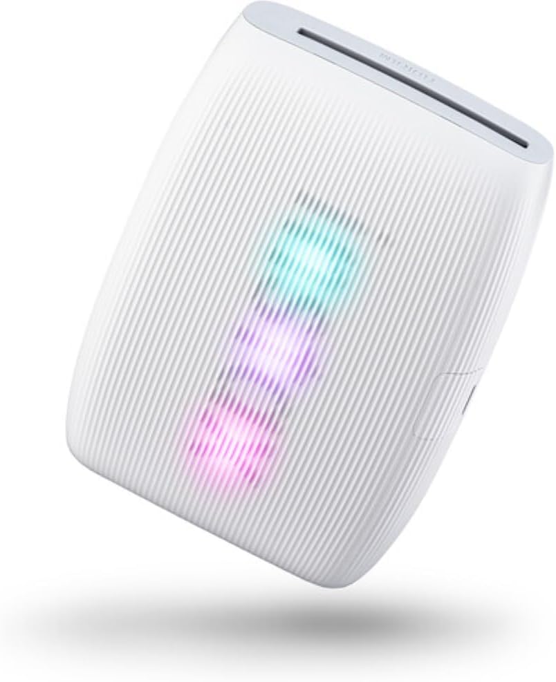 FUJIFILM INSTAX Mini Link 3 Smartphone Printer | Clay White Bundled with INSTAX Mini Instant Film | 40 Exposures + Instax Mini Album, Borders, Stickers & Clips + Microfiber Cleaning Cloth (4 Items)