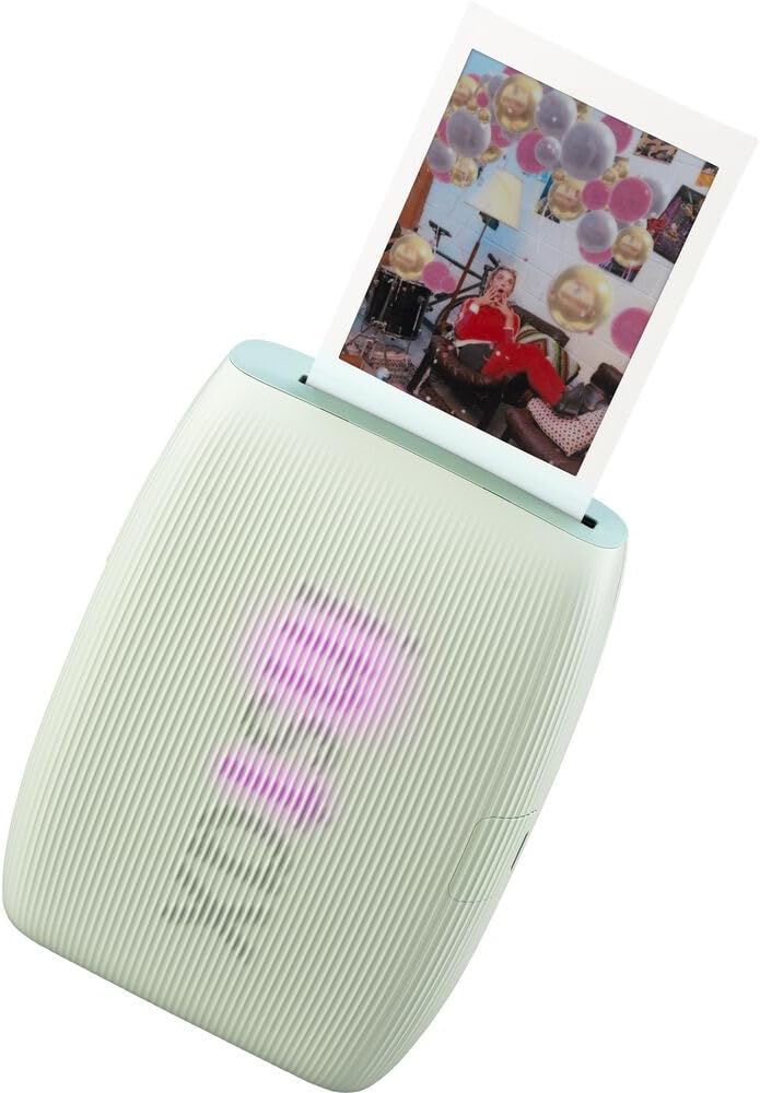 Fujifilm INSTAX MINI Link 3 Smartphone Printer (Sage Green) + Travel Bag Small INSTAX MINI Instant Film (20 Sheets) + USB Power Charging Adapter + Diginerds Microfiber Cleaning Cloth