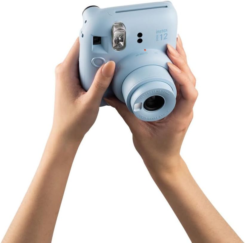 Fujifilm Instax Mini 12 Instant Camera with 40 Shot Film Pack - Pastel Blue