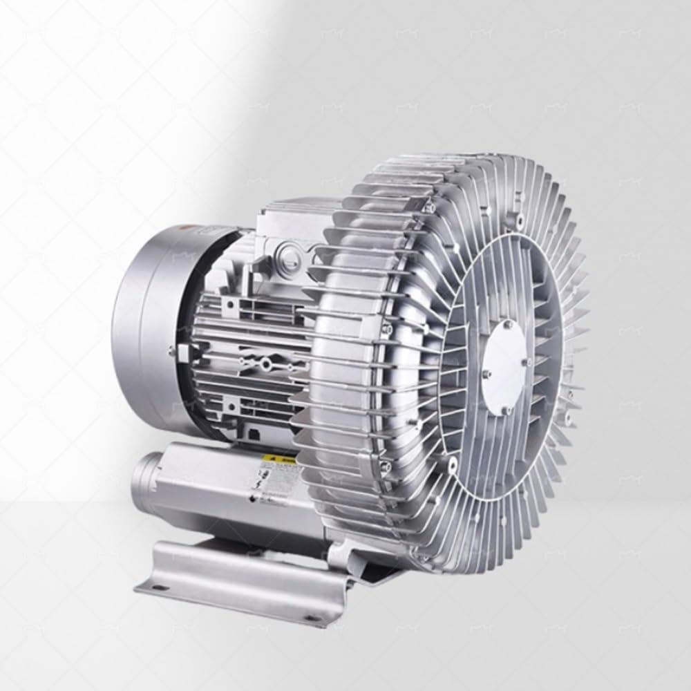 Regenerative Blower 0.24HP 0.33HP 0.47HP 0.5HP, High-Pressure Vortex Blower, for Aquaculture Regenerative Blower Single Phase 110V 50Hz(370W/0.5HP)