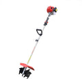 Mini Tiller Cultivator - 42.77CC 1.25KW Two-Stroke Gas-Powered Hand Push Tiller Cultivator w/Air-Cooled System - 4 Blades Tilling Deepth 9M US