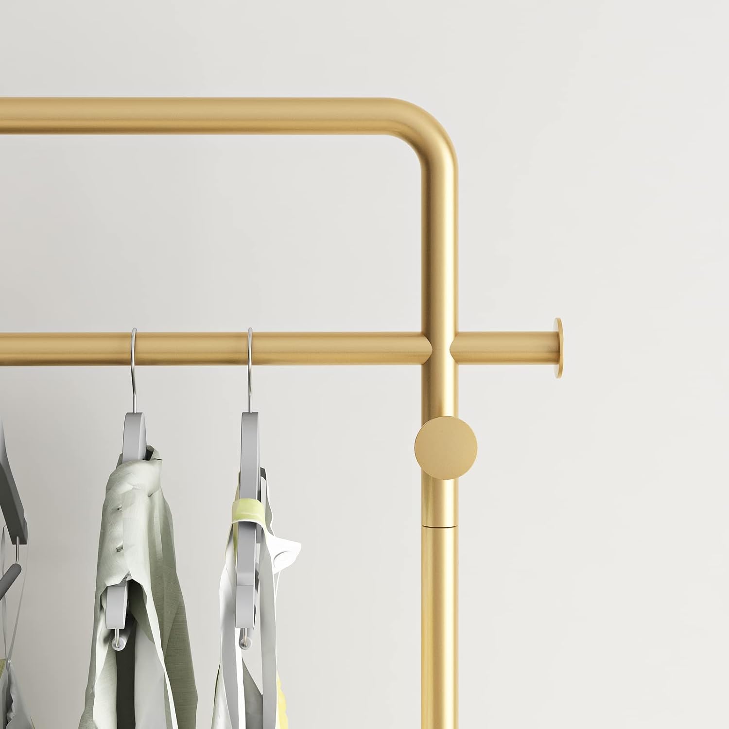 Coat Shelf Coat Rack Stand Iron Coat Rack With Marble Base Free-Standing Garment Rack For Hanging Clothes Coat Rack Clothes Rack Clothing Rack Coat Holder Coat Hat Rack ( Color : Gold+white , Size : 8