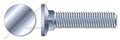 (900 pcs) 1/4'-20 X 2-1/2', Carriage Bolts, Flat Head, Square Neck, Full Thread, A307 Steel, Zinc