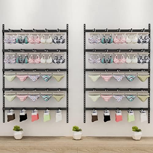 Multi-Functional Hanging Storage Rack, for Organizing Socks, Underwear, Jewelry, and Accessories - Space-Saving Wall Garment Display Solution