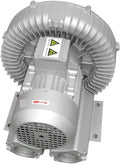 QXCIVR 2RB430-7AH26 2HP High Air Flow Regenerative Blower Vacuum Pump