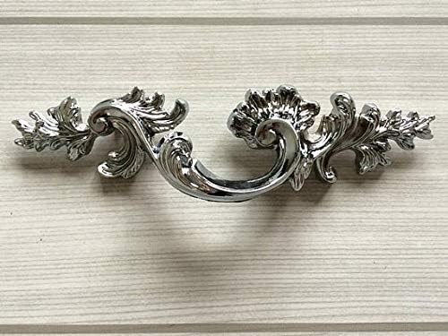 Cabinet Pull 2.5' Drawer Pull Dresser Pulls Handles Chrome Silver Shabby Chic / Kitchen Cabinet Handle Knobs Pull Retro Hardware Shabby Chic