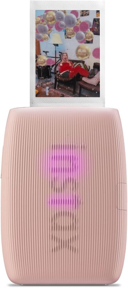 Fujifilm INSTAX MINI Link 3 Smartphone Printer (Rose Pink) + Travel Bag Small INSTAX MINI Instant Film (20 Sheets) + USB Power Charging Adapter + Diginerds Microfiber Cleaning Cloth