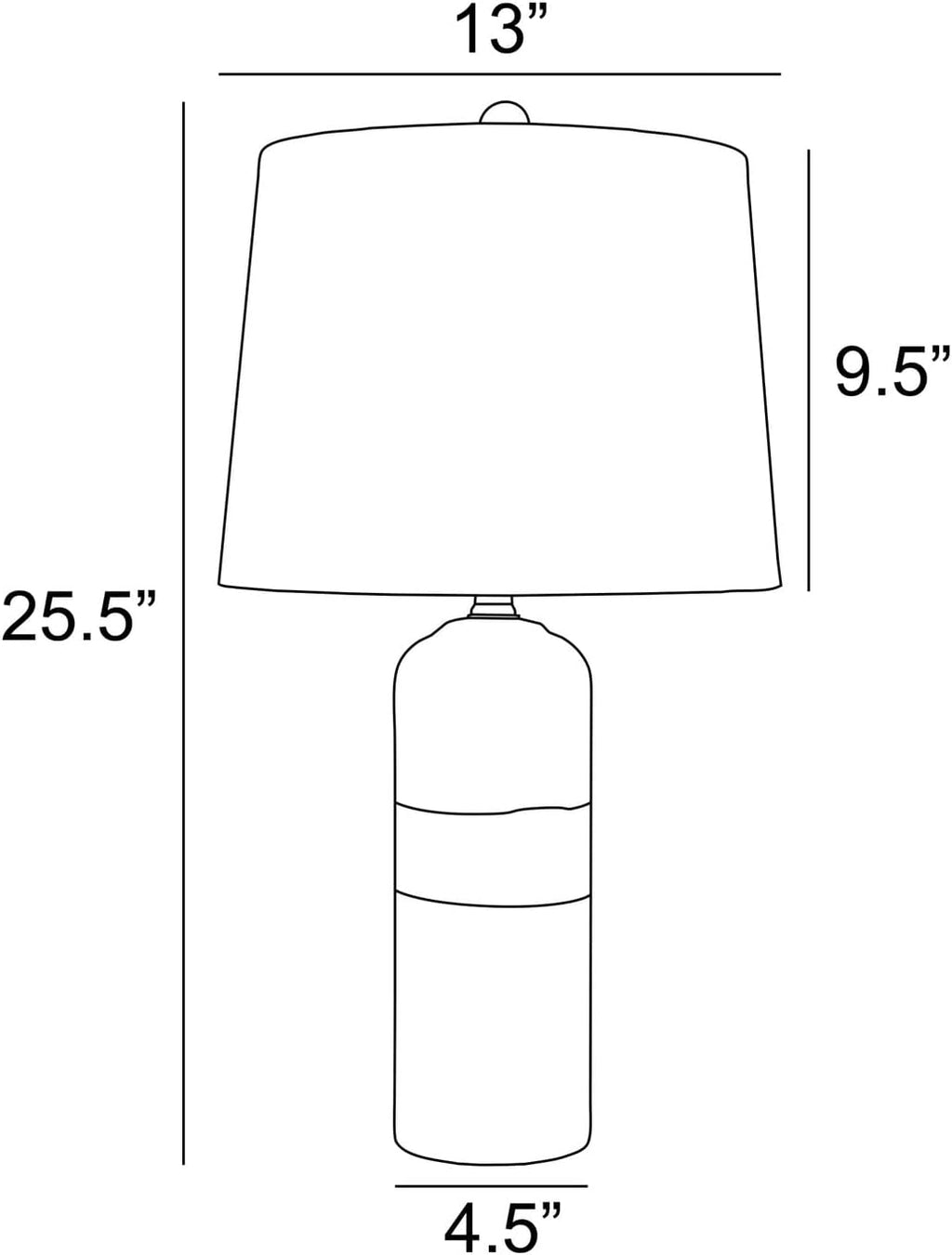 Lite Source Neena 24 1/4' Gray Black Ceramic Table Lamps Set of 2