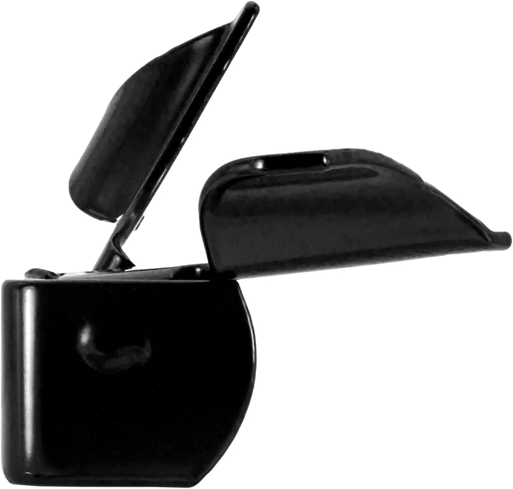 Black Wall Mount 1-3/8' Flat Back Butterfly Latch - CASE Qty 25