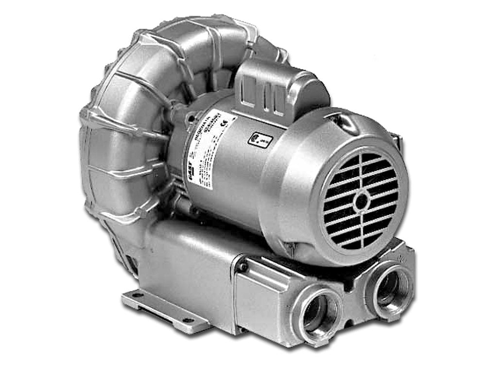 Gast R4310A-2 Regenerative Blower, Three Phase; 74 cfm at 50 Hz, 92 cfm at 60 Hz