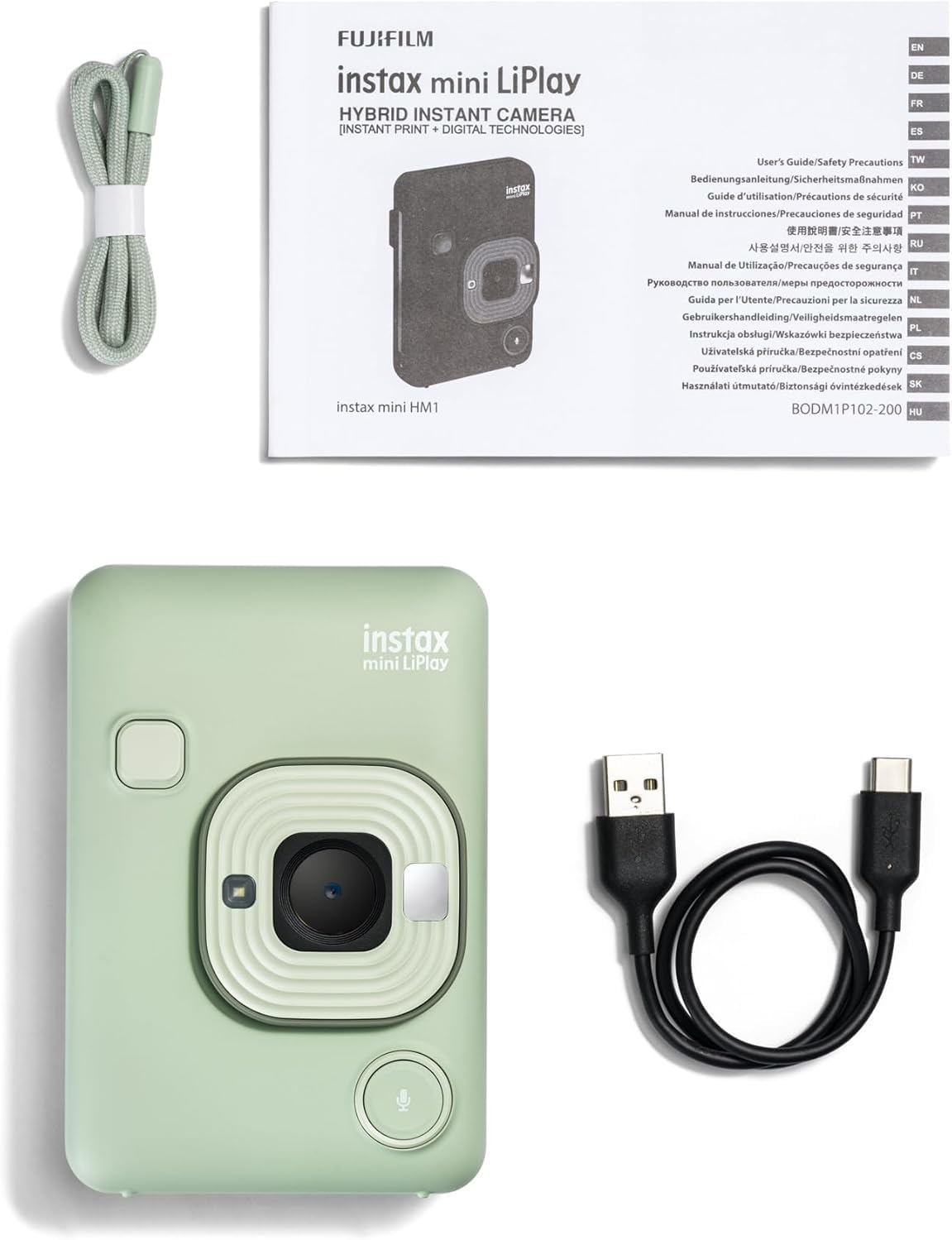 Fujifilm Mini LiPlay Hybrid Instant Camera with Mini Film