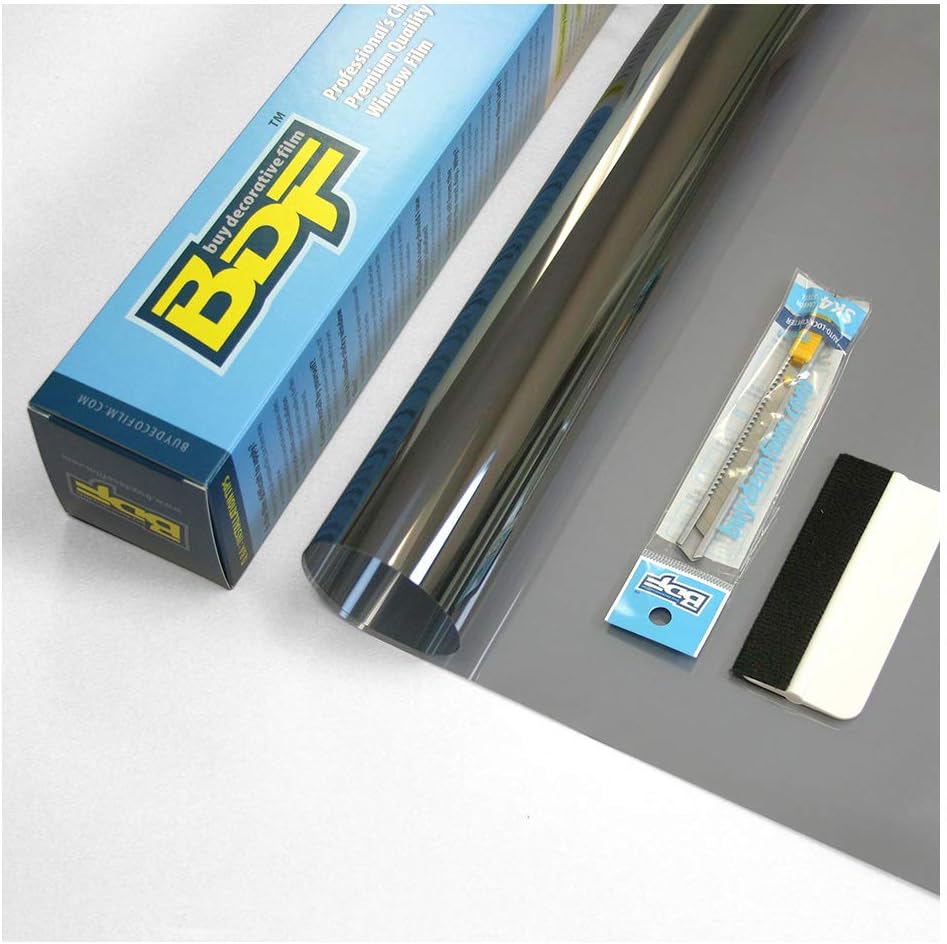 BDF NA35 Window Film Sun Control and Heat Rejection Natural Black 35 (Medium) - 60in X 25ft