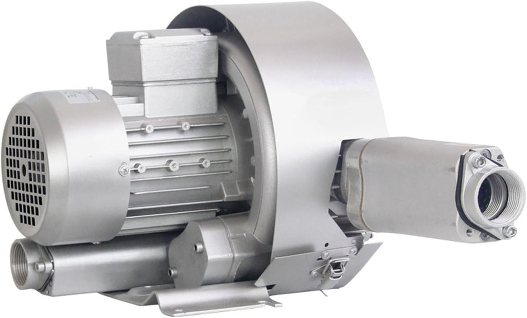 380v Regenerative Blower Three Phase,Industrial Powerful, High-Pressure Electric Air Pump,for Blowing or Suction,Commercial Aquaculture Vortex(850W/380V)