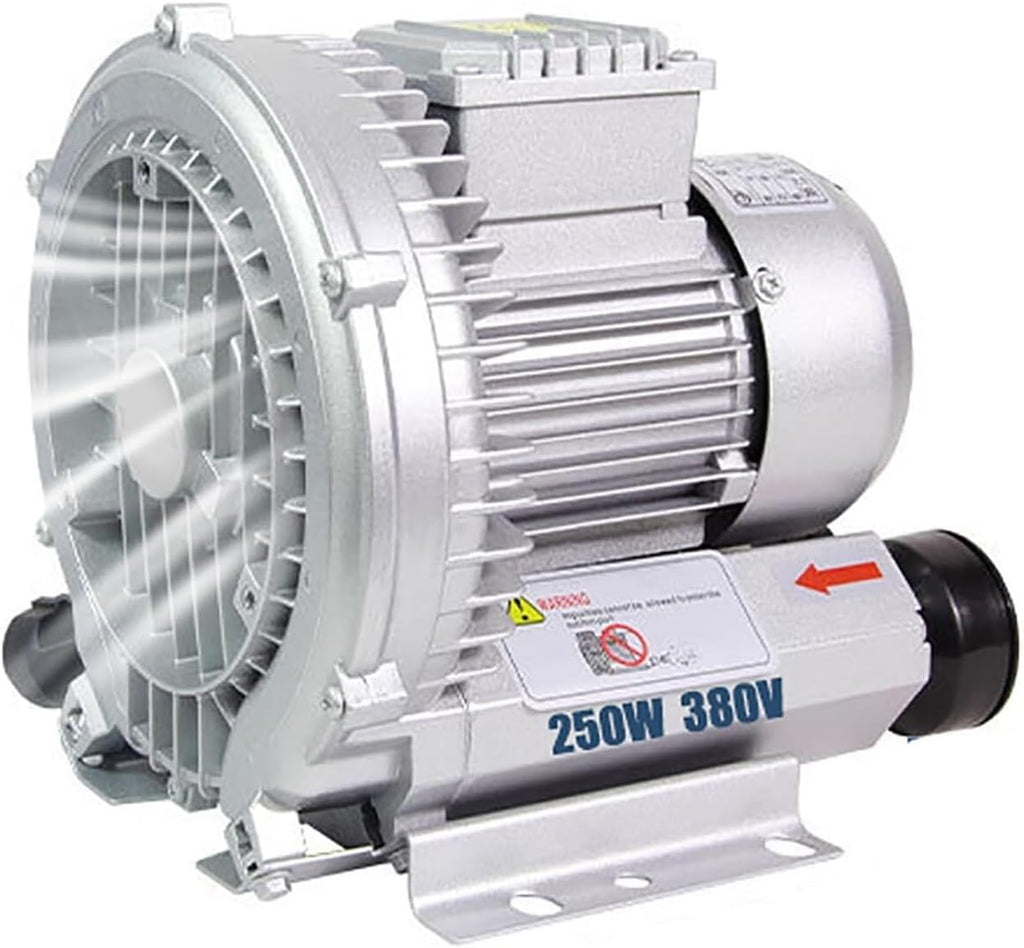 High-Pressure Vortex Ring Blower 480V Three-Phase Regenerative Blower for Industrial Textile Applications & Fish Pond Aeration (250W/380V) - Efficient & Durable