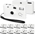 12 Pack Disposable Cameras Bulk Single Use Flash 35mm 17 Film 200 ISO Film Camera for Wedding Birthday Concert Travel Anniversary Party Supplies