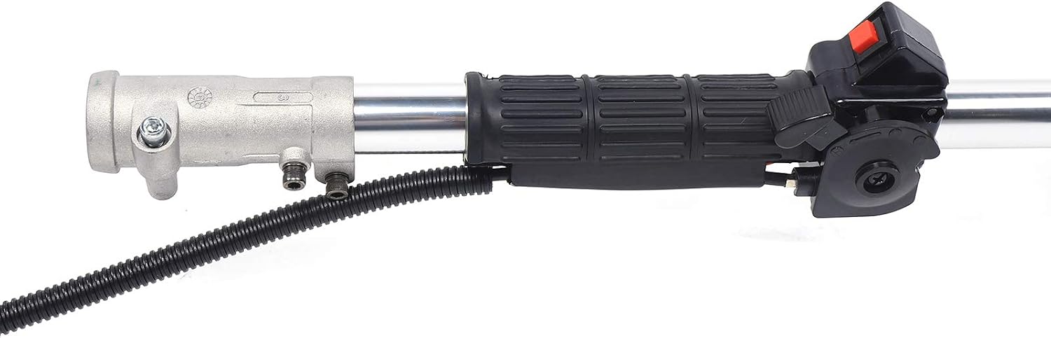 4 Stroke Backpack Brush Cutter, 35.4CC 3 in 1 Multi-Function Tiller Cultivator Gas Powered Cordless Hedge Trimmer Air-Cooled Single Cylinder Digging Tool for Garden, Yard and Farm