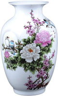Vase Ceramic Small White Home Living Room Dried Flower Arrangement Flower Decoration Ornament (Melon)