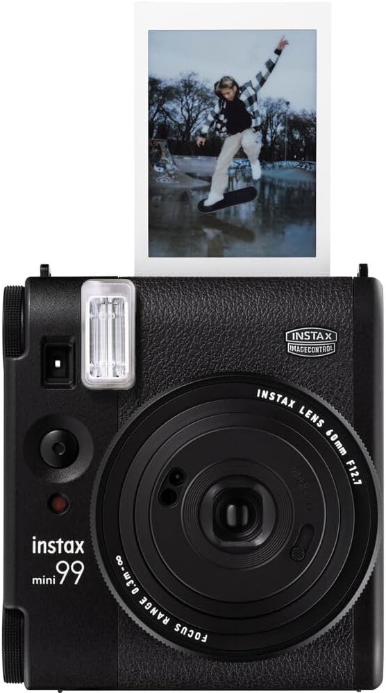 Fujifilm Instax Mini 99 Instant Film Camera Bundle with Fuji Instax Mini Instant Film Value Pack (80 Sheets) + Travel Bag + Lens Cleaning Kit, Perfect for Beginners, Experts, Kids and Adults