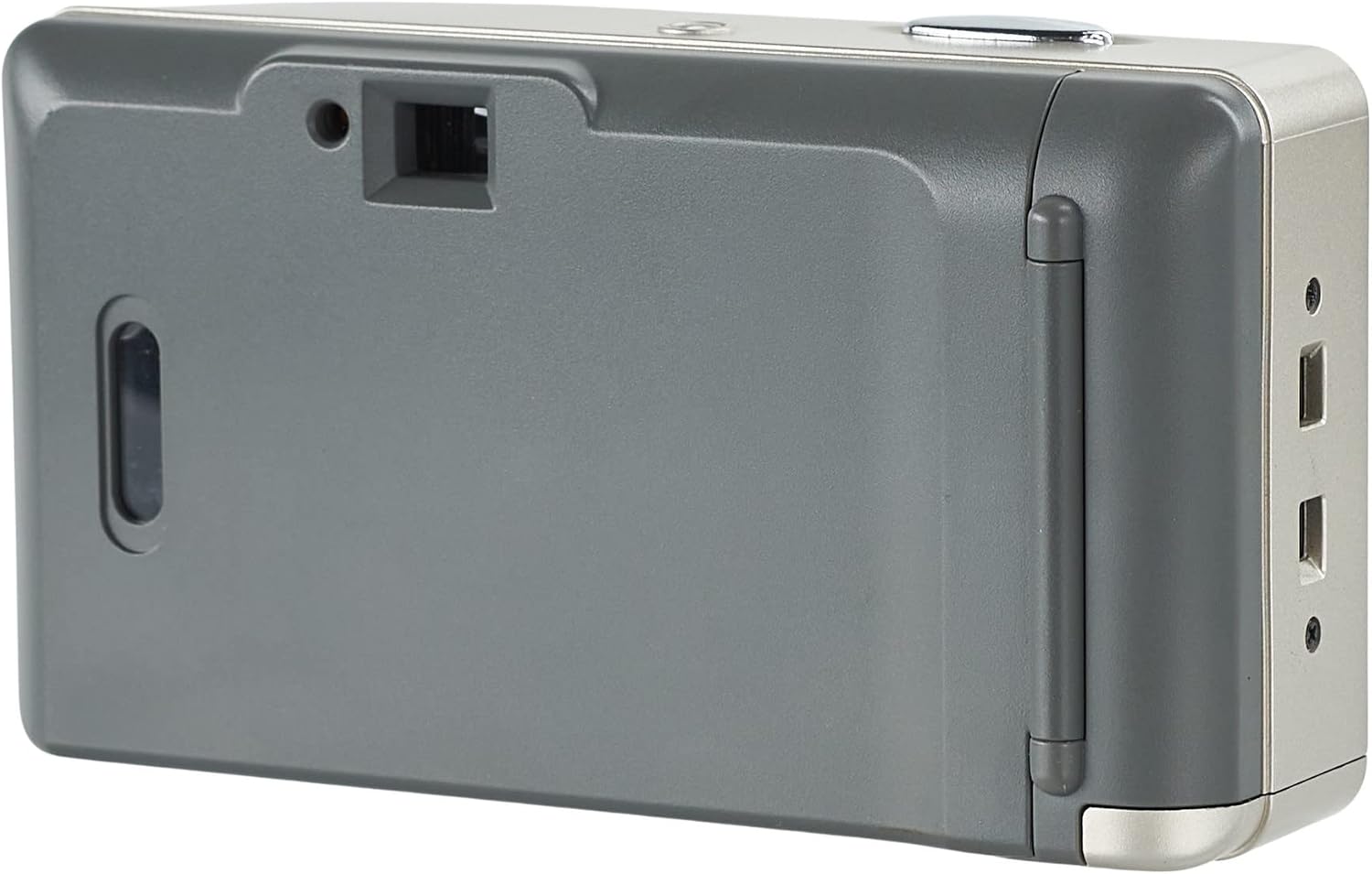 Olympus Go 100 Flash Motorized 35mm Film Camera – Compact Point & Shoot | Built-In Flash | Silver (Renewed)