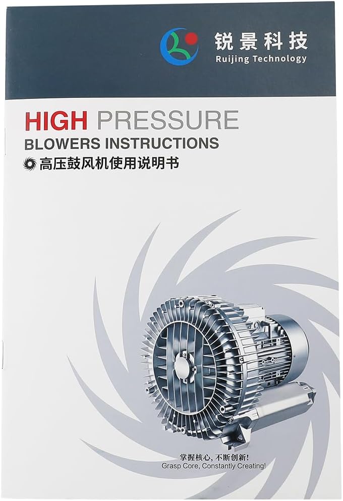 2LG5107AA21 2LG510-7AA21 2HP Regenerative Blower 110-120V 150 CFM 1.75 kW Vacuum Pump Fits for Industrial Air Blowing, Aeration, Vacuum Systems